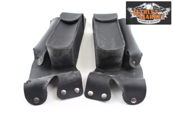 Pockets with bottle holder for Harley Davidson pannier protection - Image 2