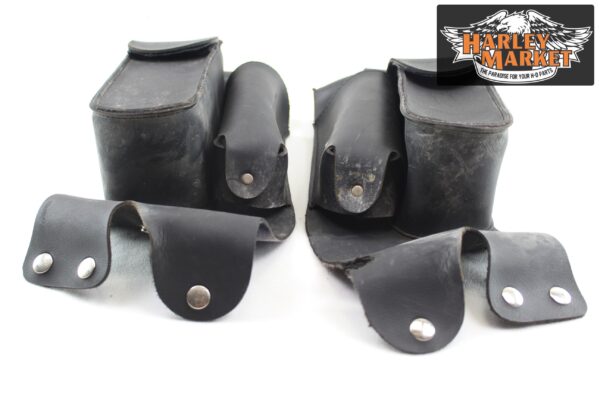 Pockets with bottle holder for Harley Davidson pannier protection - Image 8