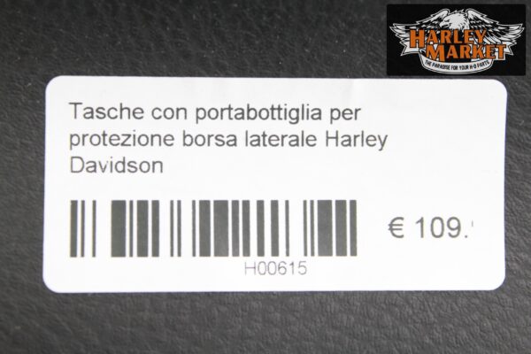 Pockets with bottle holder for Harley Davidson pannier protection - Image 12