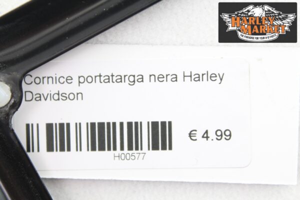 Black Harley Davidson license plate frame - Image 3