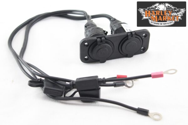 Universal USB Dual Cigarette Lighter Socket Motorcycle