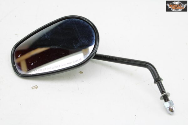 Harley davidson black left rearview mirror