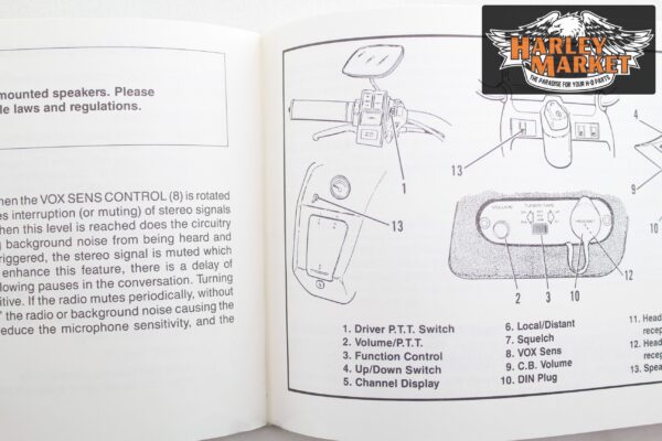 Manual Harley Davidson Motorcycles 1992 premium sound system - Image 2