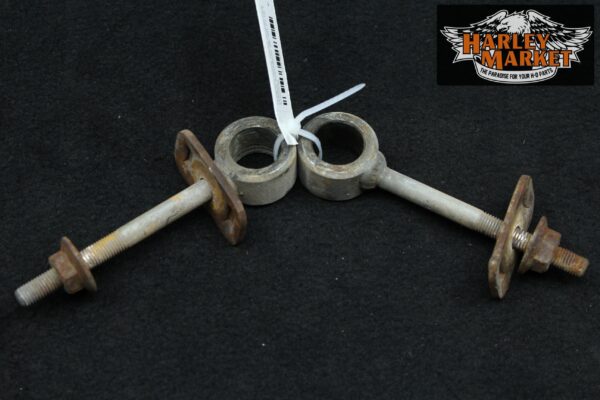 Rear Wheel Axle Adjusters Harley Davidson 86-96 FLH/T Touring - Image 2