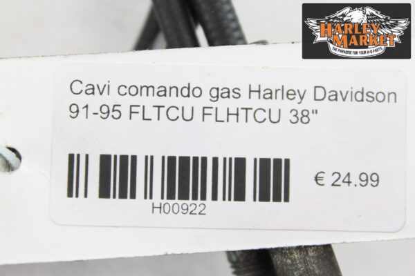 Harley Davidson 91-95 FLTCU FLHTCU 38" Throttle Control Cables - Image 5