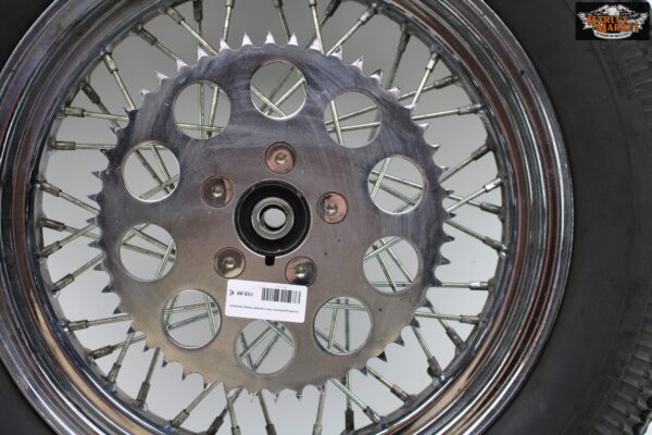 Harley davidson 16x3 chrome rear rim - Image 2