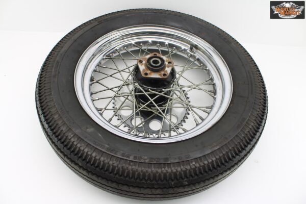 Harley davidson 16x3 chrome rear rim - Image 4