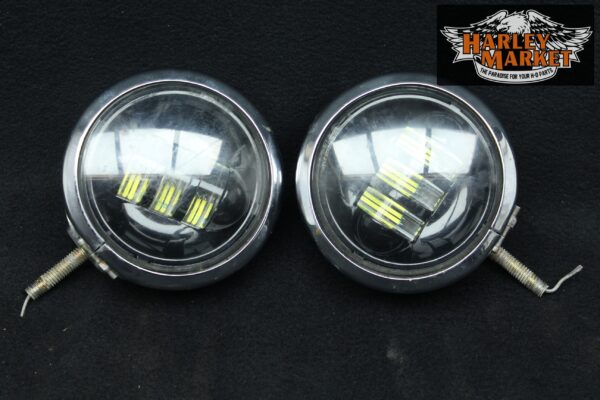 Front bar led lamps Harley Davidson 83-05 FLH