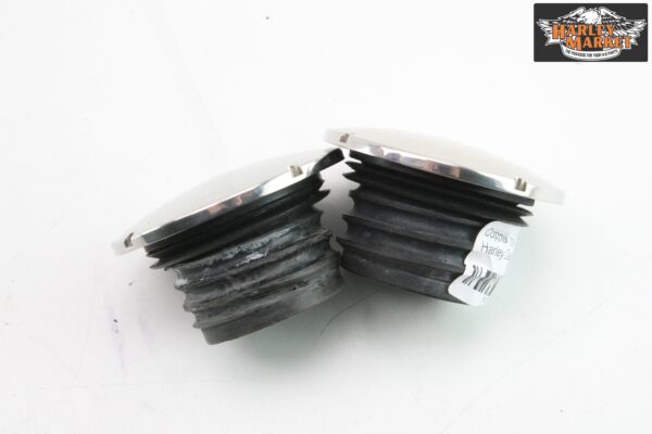 Pair of steel tank caps Harley Davidson Softail - Image 4