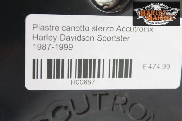 Piastre canotto sterzo Accutronix Harley Davidson Sportster 1987-1999 - immagine 8
