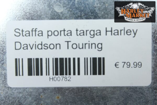 Harley Davidson Touring license plate holder bracket - Image 4