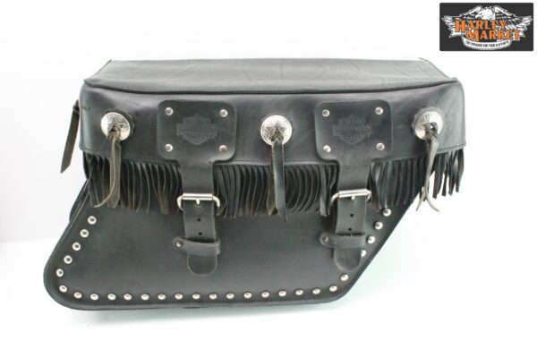 Borse vintage Big Bertha complete di telaietti Harley Davidson Softail - immagine 4