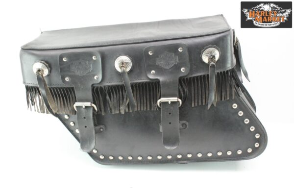Borse vintage Big Bertha complete di telaietti Harley Davidson Softail - immagine 5