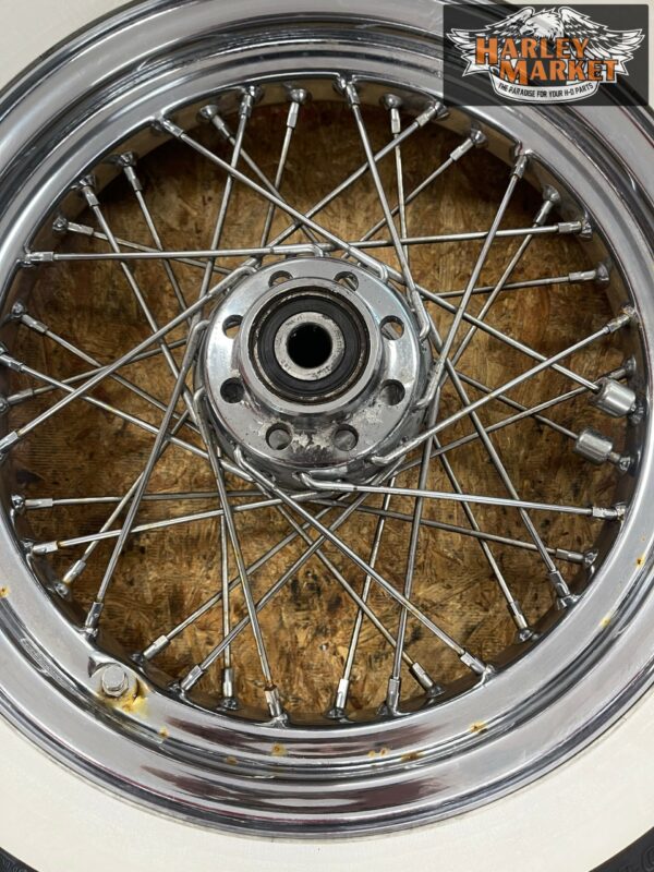 Cerchio a raggi anteriore 16x3 Harley Davidson Softail singolo disco - immagine 4