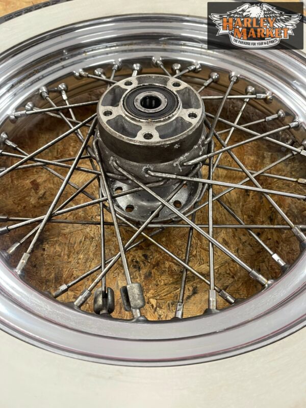 Cerchio a raggi anteriore 16x3 Harley Davidson Softail singolo disco - immagine 5