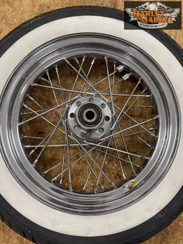 Cerchio a raggi anteriore 16x3 Harley Davidson Softail singolo disco - immagine 7