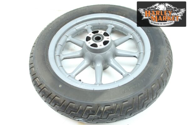 Cerchio anteriore 9 razze 16x3 Harley Davidson 00-08 Touring - immagine 3