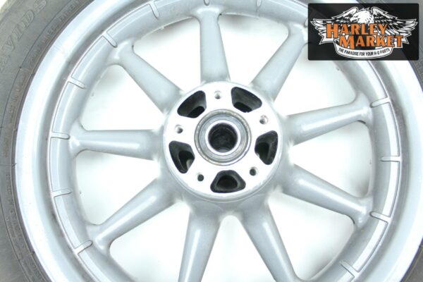Cerchio anteriore 9 razze 16x3 Harley Davidson 00-08 Touring - immagine 4