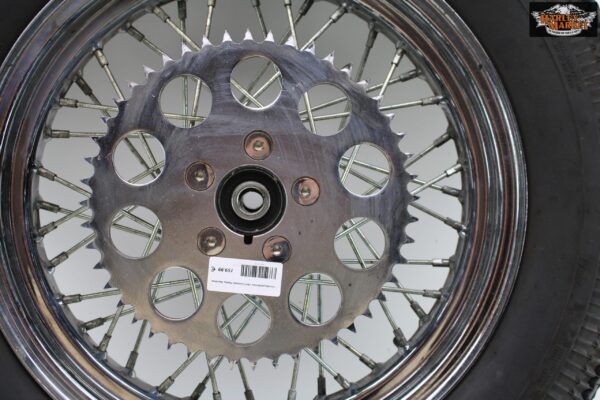 Cerchio posteriore 16x3 cromato Harley davidson - immagine 2