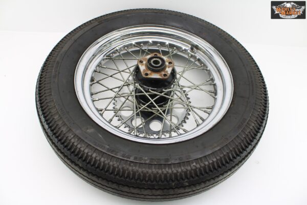 Cerchio posteriore 16x3 cromato Harley davidson - immagine 4