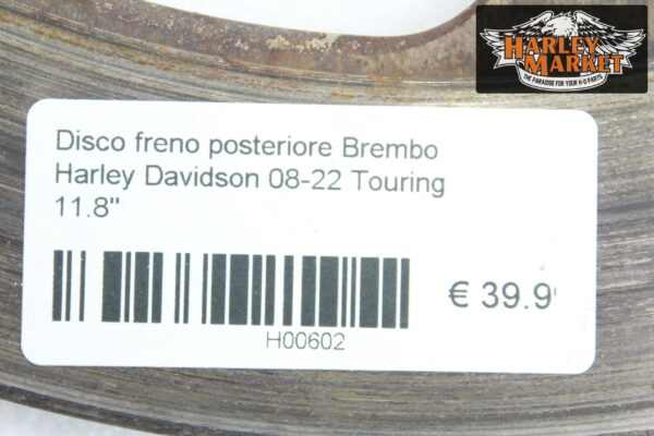 Disco freno posteriore Brembo  Harley Davidson 08-22 Touring 11.8" - immagine 4