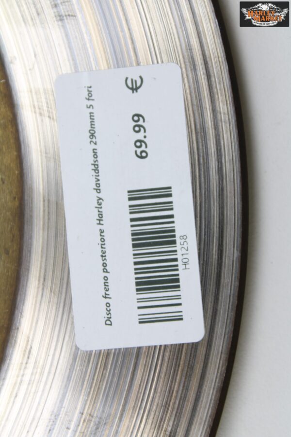 Disco freno posteriore Harley daviddson 290mm 5 fori - immagine 6