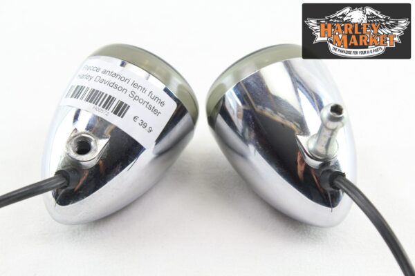 Frecce anteriori lenti fumé Harley Davidson Sportster - immagine 3