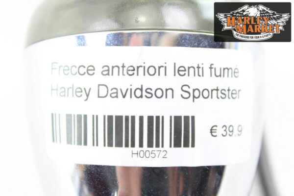 Frecce anteriori lenti fumé Harley Davidson Sportster - immagine 5