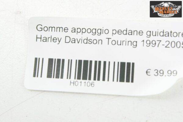 Gomme appoggio pedane guidatore Harley Davidson Touring 1997-2005 - immagine 4