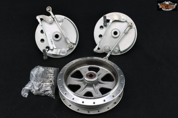Kit freni a tamburo anteriori 180mm ceriani racing 4 ganasce 40 raggi