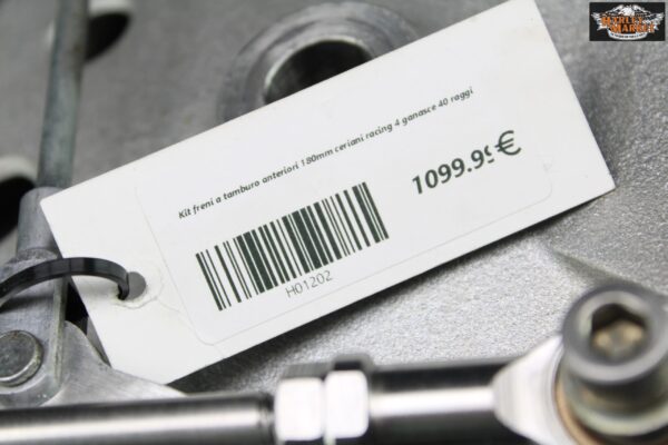 Kit freni a tamburo anteriori 180mm ceriani racing 4 ganasce 40 raggi - immagine 9