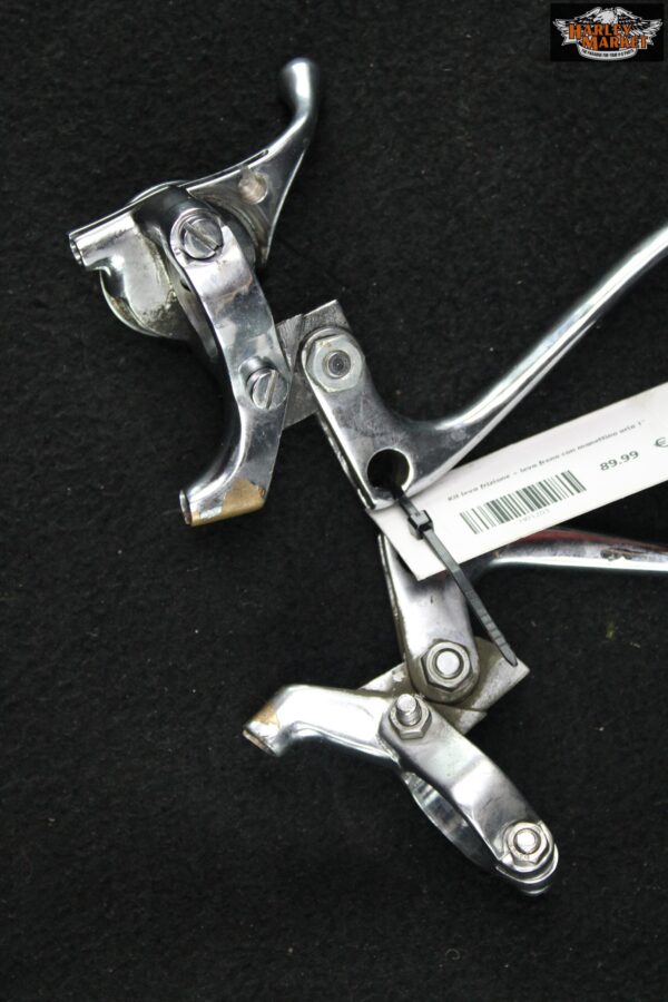 Kit leva frizione + leva freno con manettino aria 1" - immagine 4