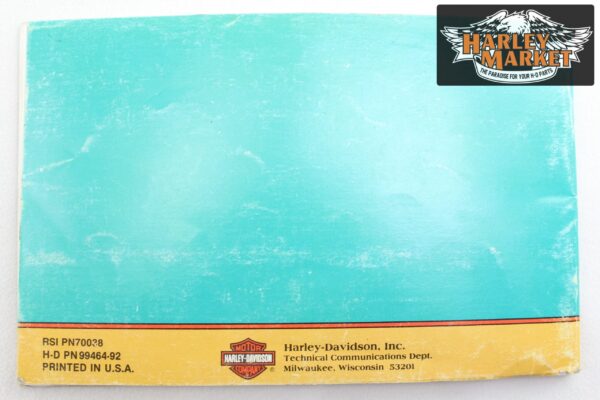 Manuale Harley Davidson Motorcycles 1992 premium sound system - immagine 3