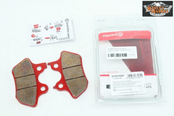 Pastiglie Brembo posteriori Harley Davidson Fat Boy Electra Dyna - immagine 2