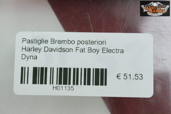 Pastiglie Brembo posteriori Harley Davidson Fat Boy Electra Dyna - immagine 6