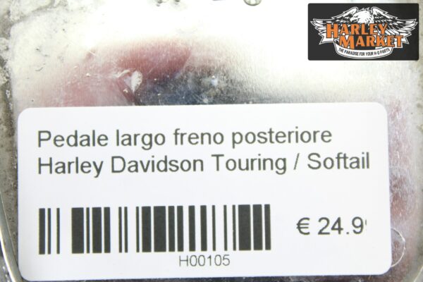 Pedale largo freno posteriore Harley Davidson Touring / Softail - immagine 4