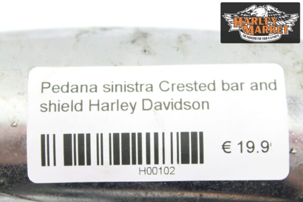Pedana sinistra Crested bar and shield Harley Davidson - immagine 5