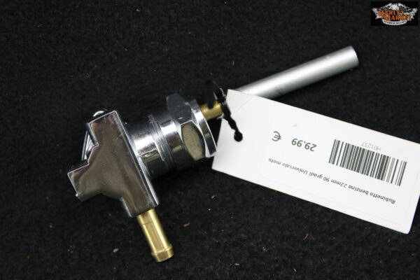 Rubinetto benzina 22mm 90 gradi Universale moto - immagine 2