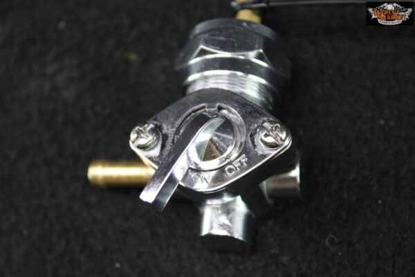 Rubinetto benzina 22mm 90 gradi Universale moto - immagine 3