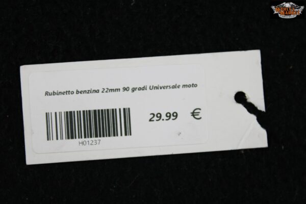 Rubinetto benzina 22mm 90 gradi Universale moto - immagine 5