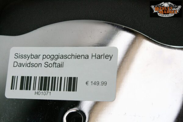 Sissybar poggiaschiena Harley Davidson Softail - immagine 10