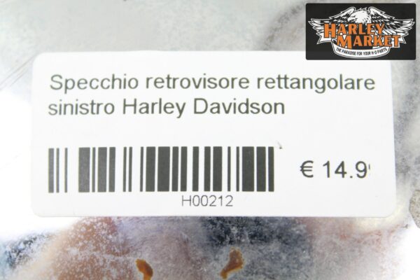 Specchio retrovisore rettangolare sinistro Harley Davidson - immagine 5