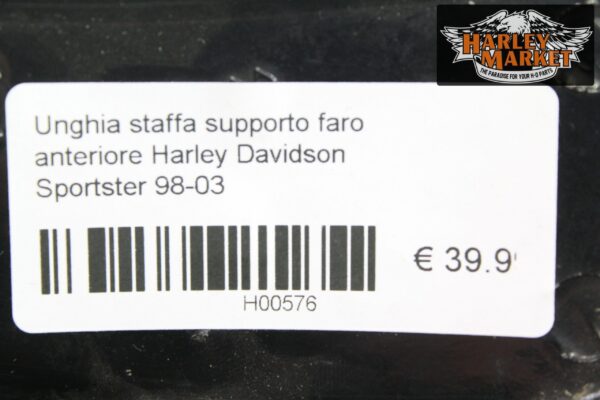 Unghia staffa supporto faro anteriore Harley Davidson Sportster 98-03 - immagine 5