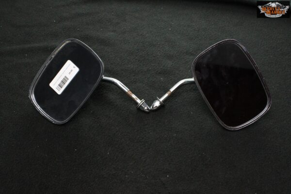 Pair of Harley davidson "short stem" rectangular mirrors