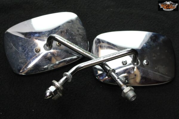 Pair of rectangular mirrors Harley davidson - Image 3