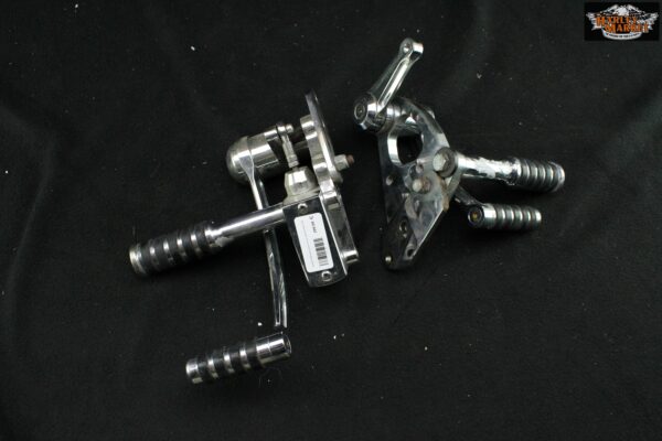 Chrome 3/4" master cylinder controls for 1986 thru 1999 Softail