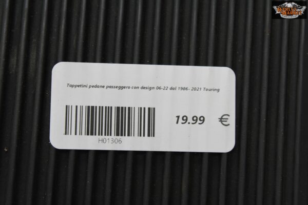 Passenger footboard mats with design 06-22 from 1986- 2021 Touring - Image 3